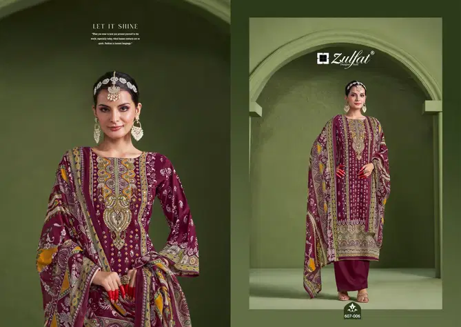 Aayat Vol 7 By Zulfat Viscose Printed Dress Material Suppliers In India